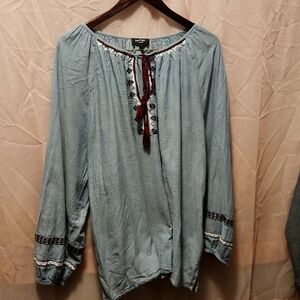 Vintage Lord and Taylor boho peasant shirt.  NWOT Women's 3x. Soft and fabulous